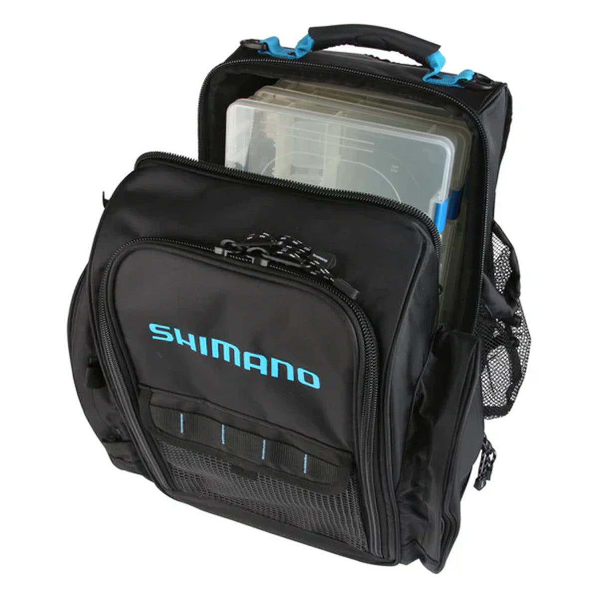 Open Image of the Shimano Blackmoon Backpack.