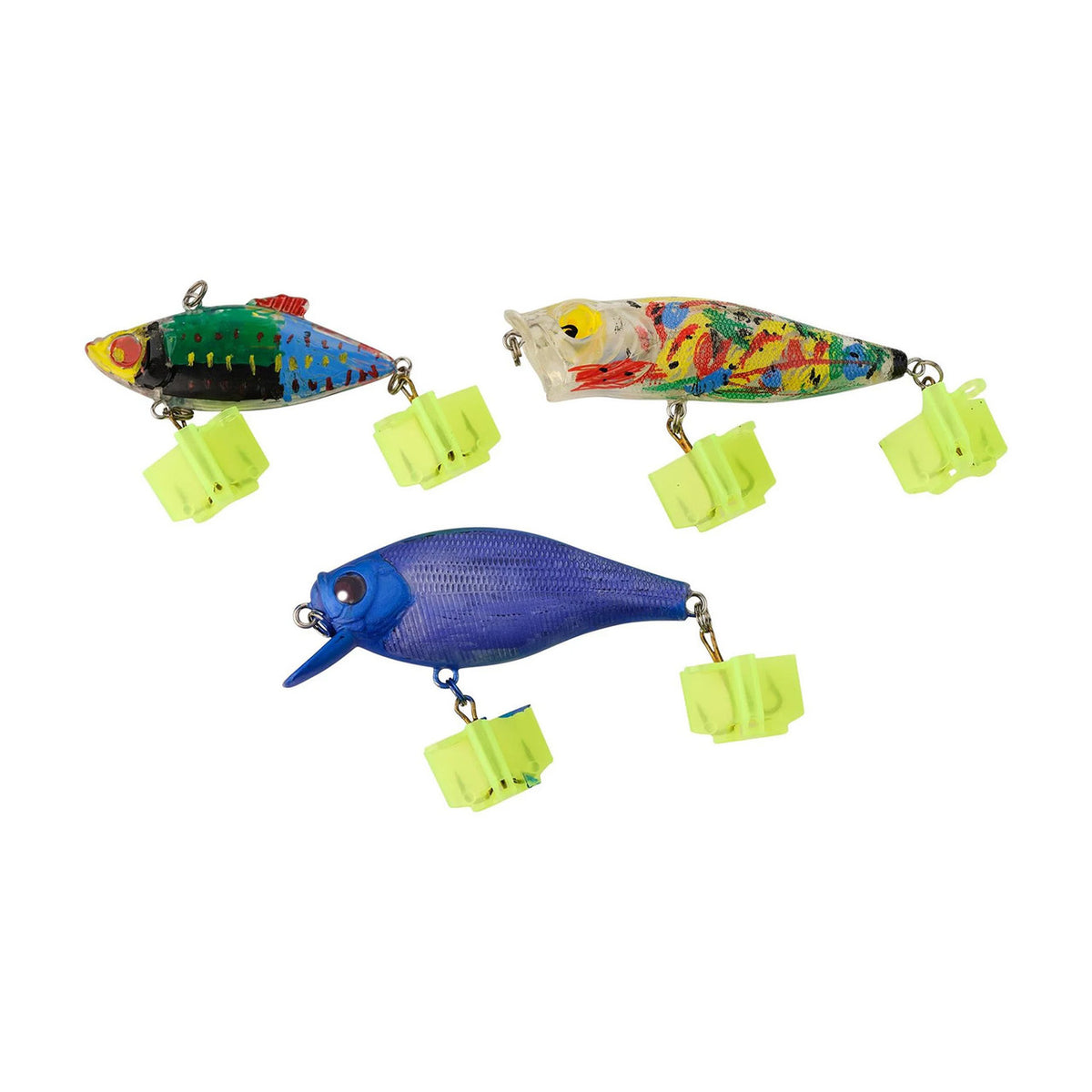 Painted image of the Shakespeare Customize-It Paint-Your-Own Bait Set.