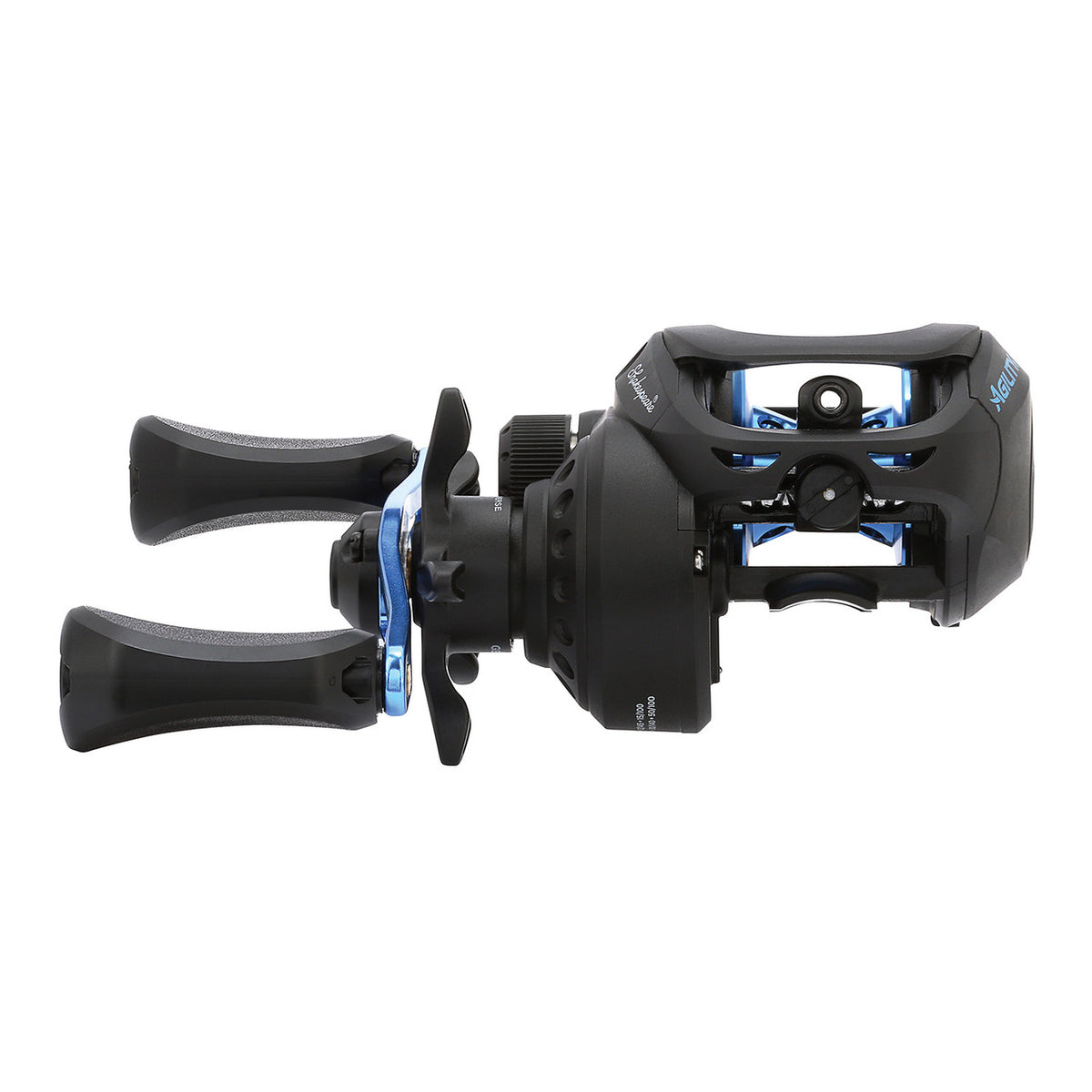 Back Image of the Shakespeare Agility Low-Profile Baitcast Reel.