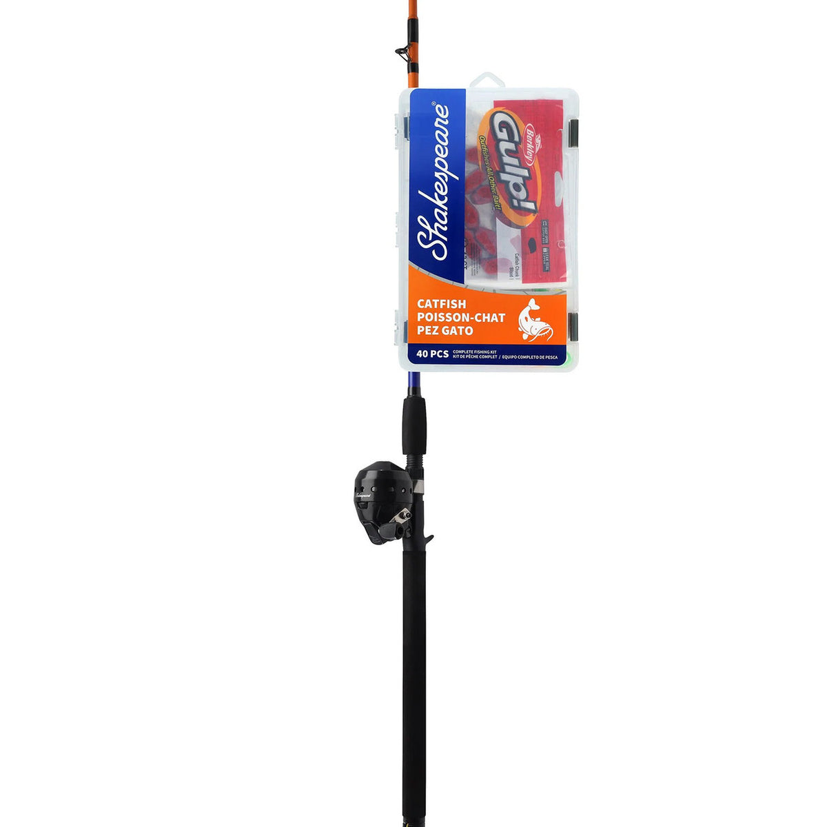 Included bait image of the Shakespeare Catch More Fish Catfish Spincast Rod and Reel Combo.