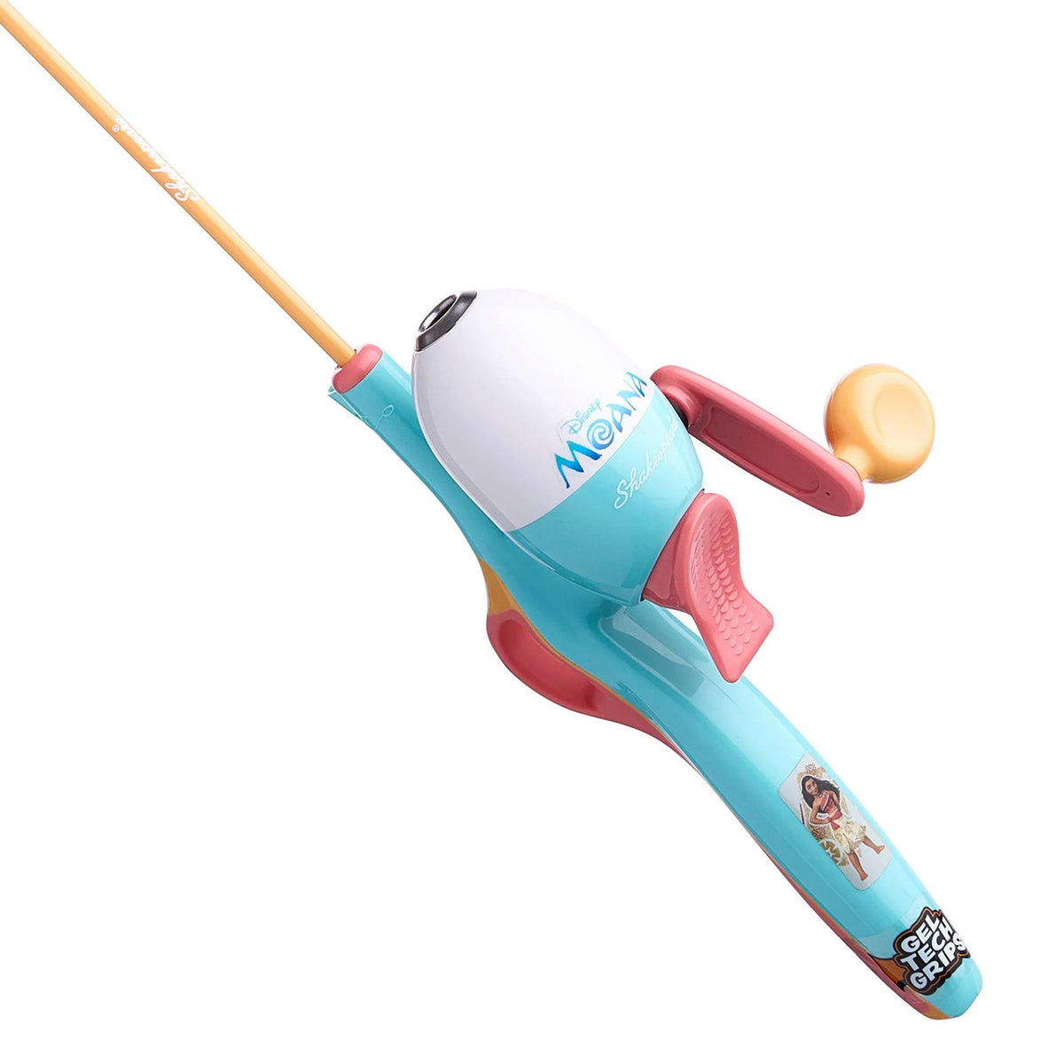 Left Side Image of the Shakespeare Disney Moana Beginner Fishing Combo.