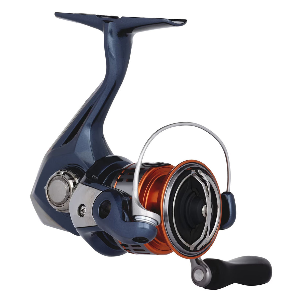 flipped tilted image of Shimano Nasci Spinning Reel.