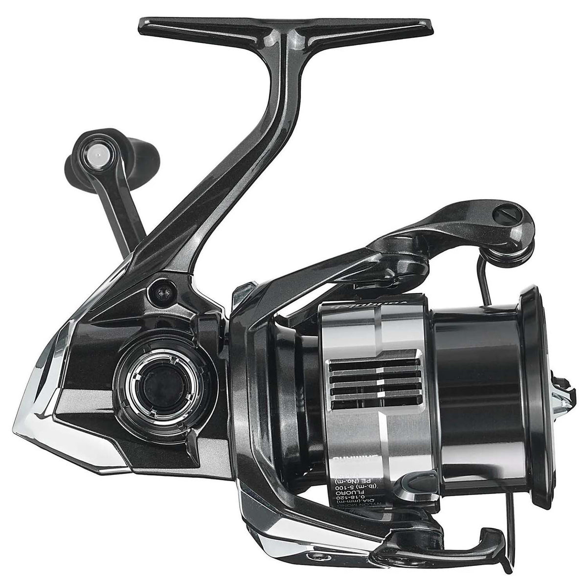 Flipped image of the Shimano Vanquish Spinning Reel.
