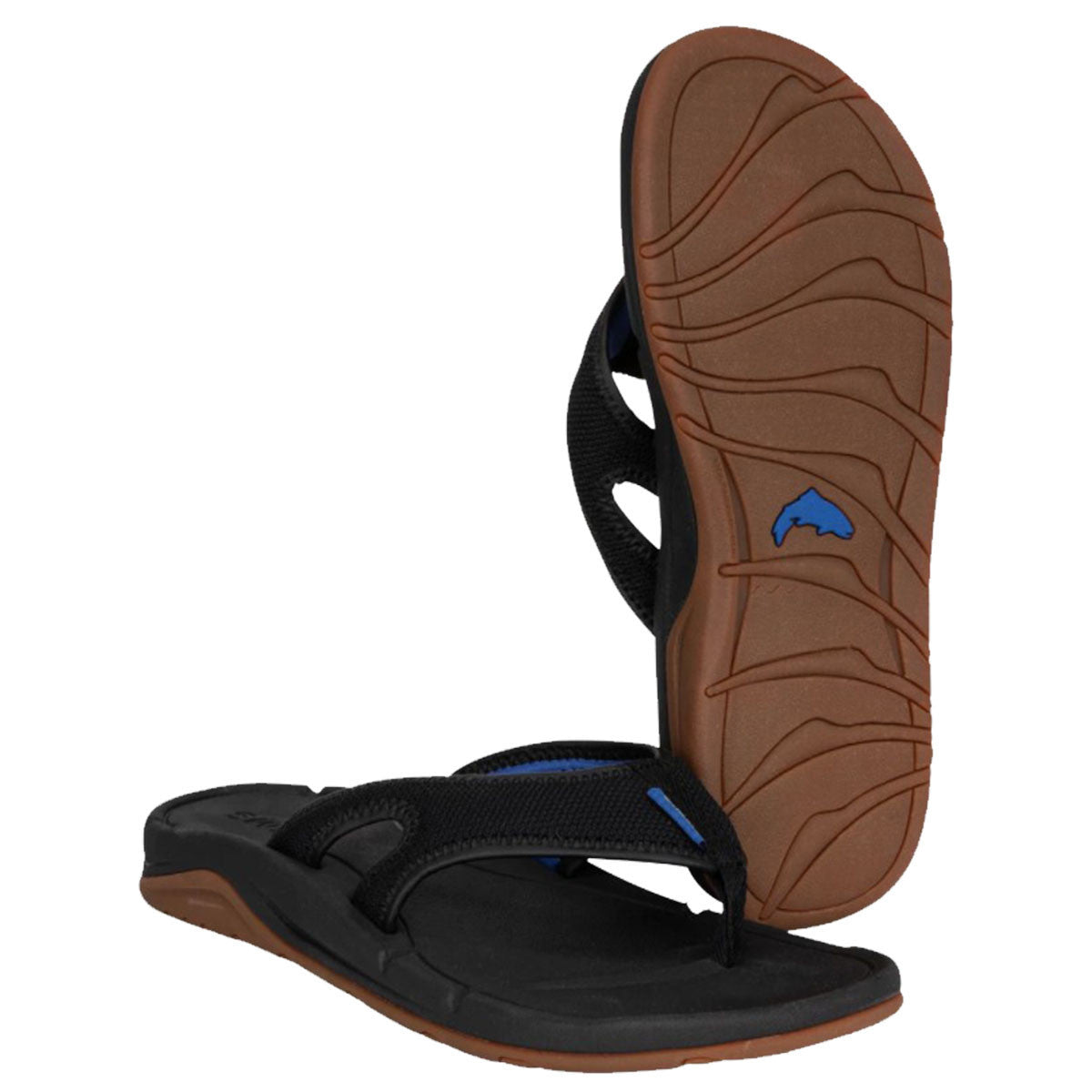 Simms Challenger Flip Flop Image in Black