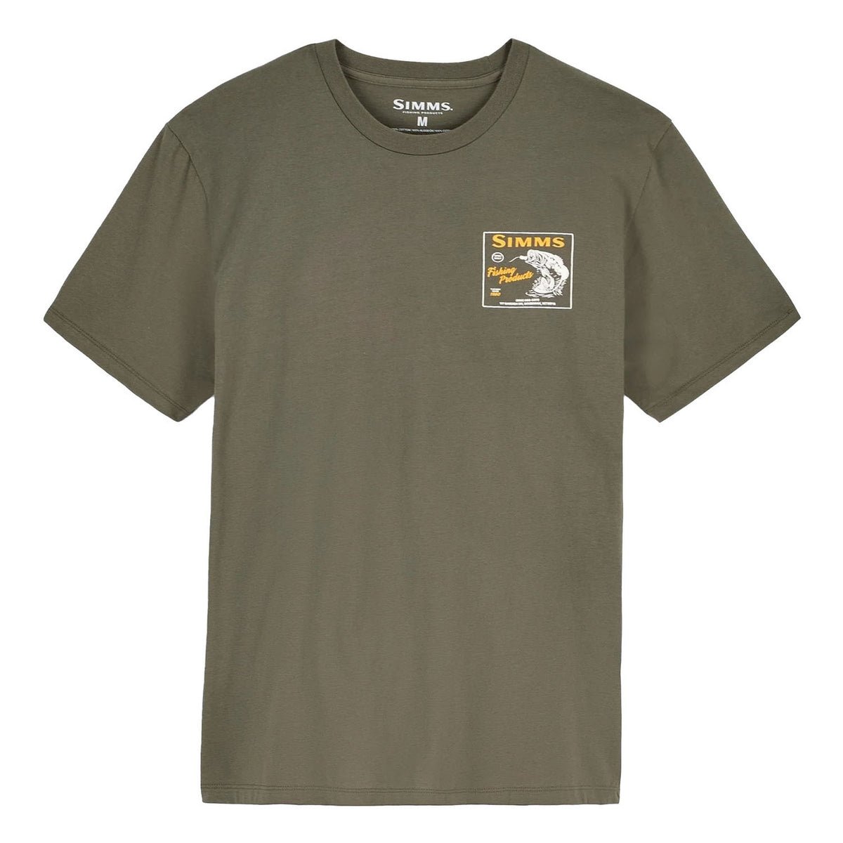 Simms Locals Bass Shop T-Shirt front image
