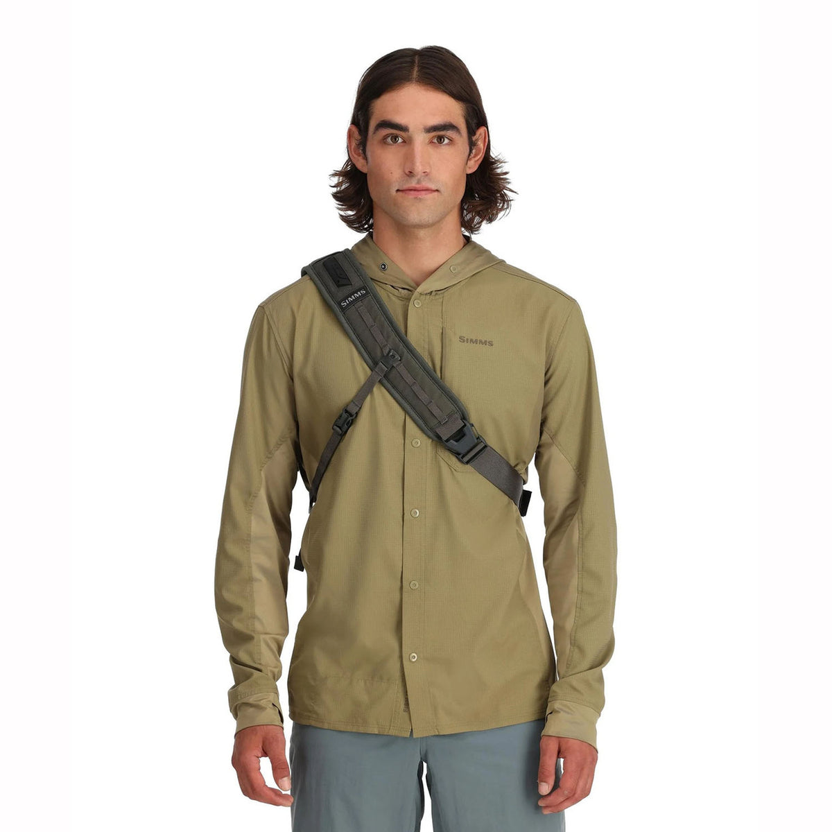 Simms Tributary Fishing Sling Pack Front Strap Image