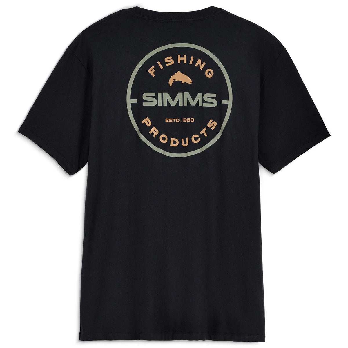 Image of the Simms Rounder T-Shirt in Black