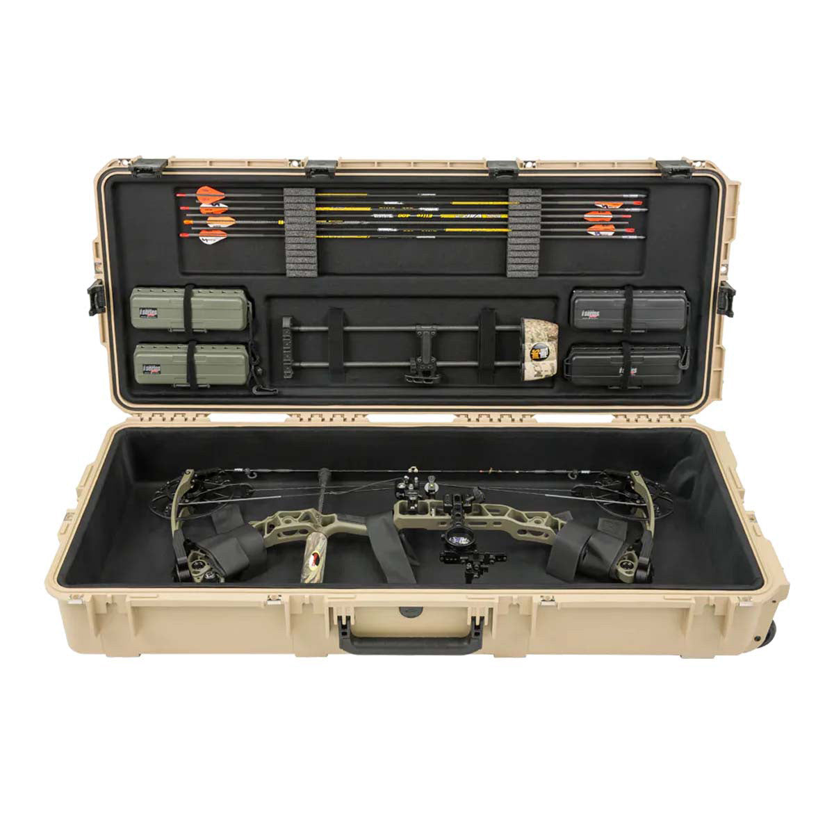 SKB Hoyt iSeries 4214 Parallel Limb Bow Case Image in Tan-Black