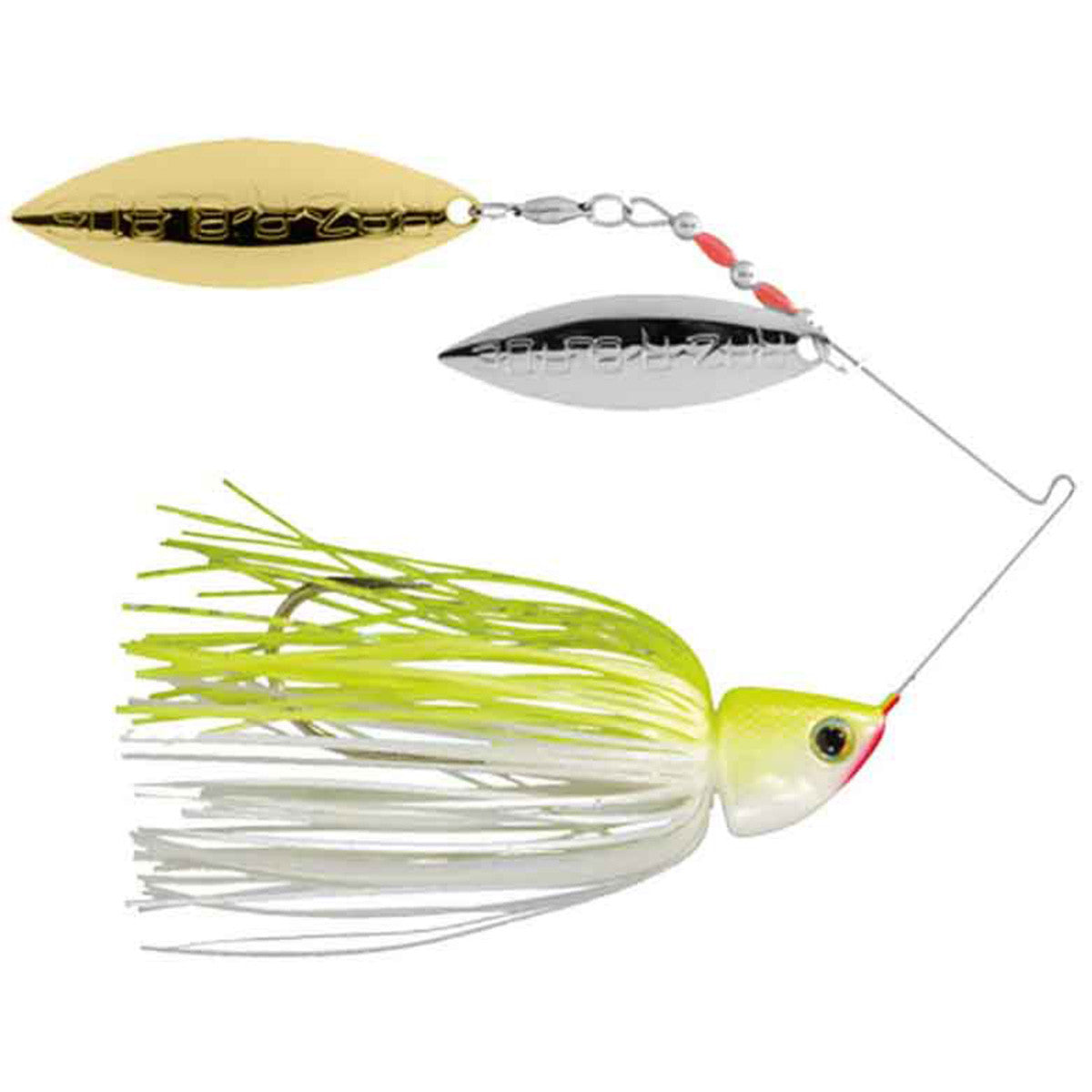 Strike King Burner Spinnerbaits Image in Chartreuse White