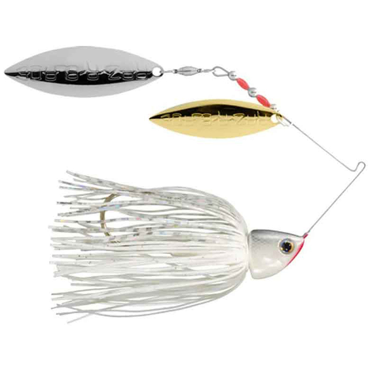 Strike King Burner Spinnerbaits Image in White