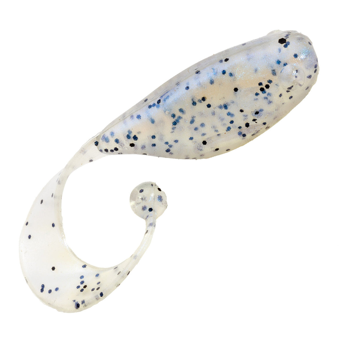 Strike King Mr. Crappie Crappie Cutter Soft Bait Image in Glimmer Blue