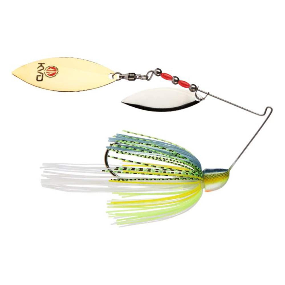Image of the Strike King KVD Finesse Spinnerbait in Chartreuse Sexy Shad