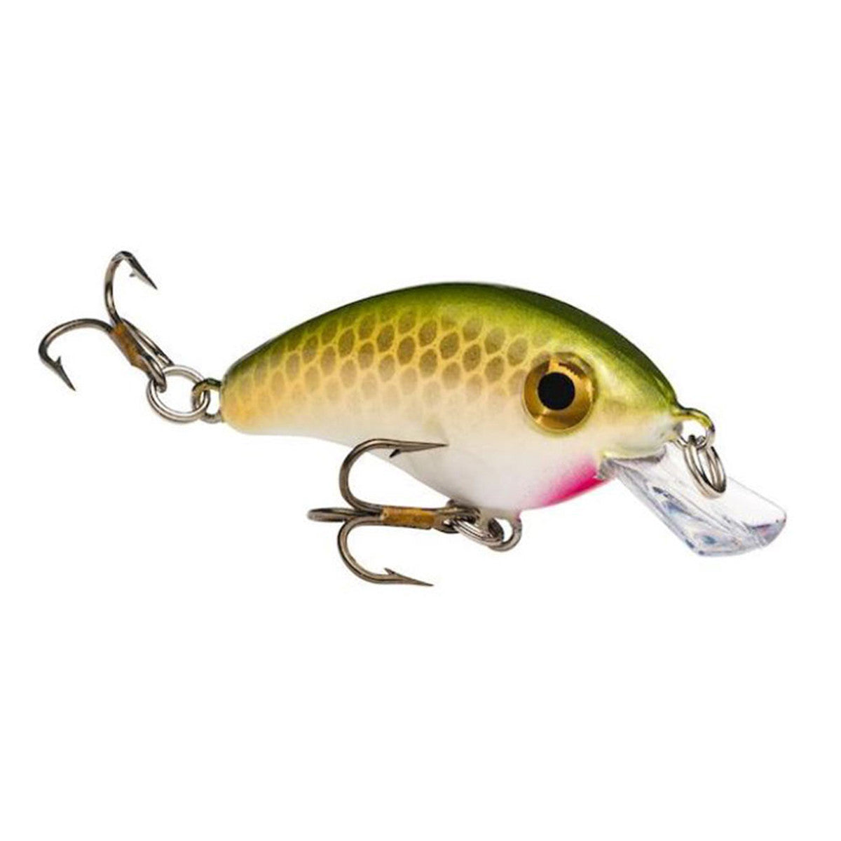 Strike King Bitsy Pond Minnow Crankbaits Image in Tennessee Shad Black Back Chartreuse