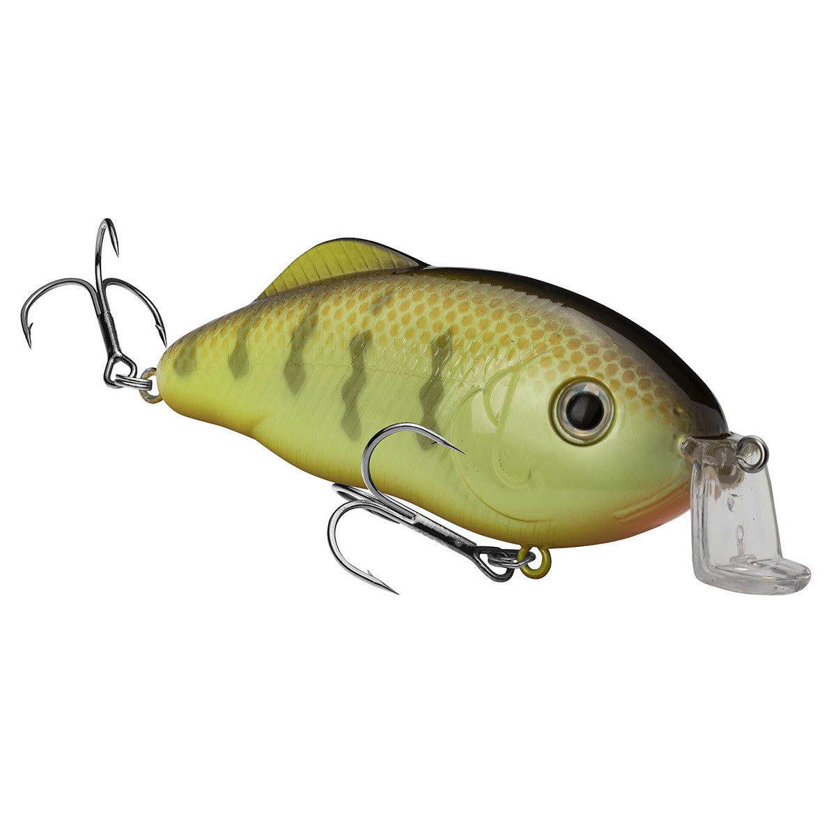 Strike King Hybrid Hunter Crankbait Image in Chartreuse Perch Gold Blk Back