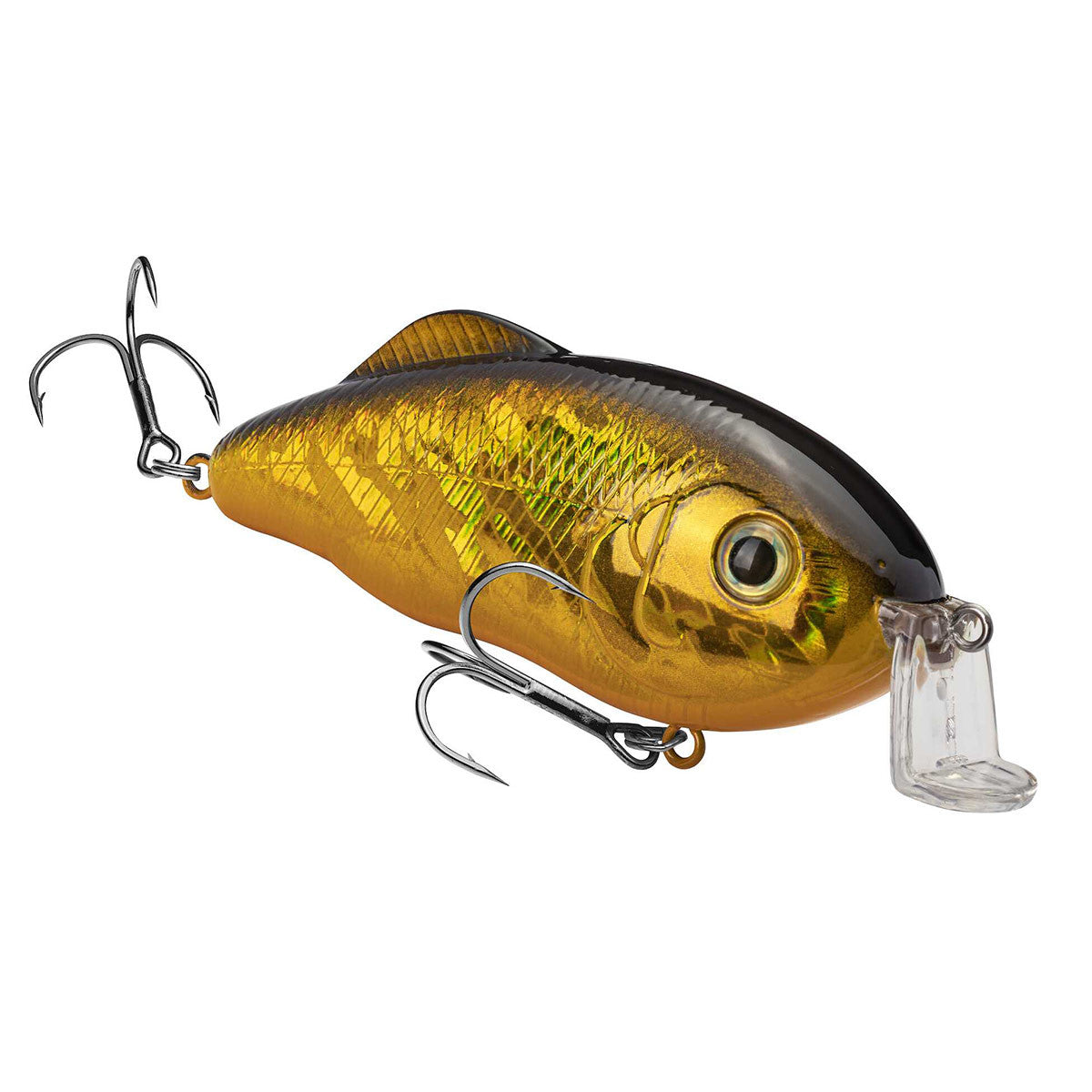 Strike King Hybrid Hunter Crankbait Image in Gold Blk Back Clearwater Minnow