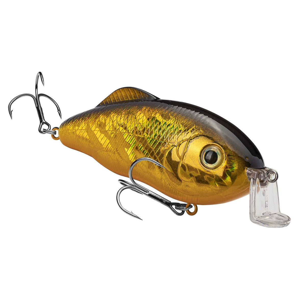 Strike King Hybrid Hunter Jr. Crankbait Image in Gold Blk Back Sweet Shad