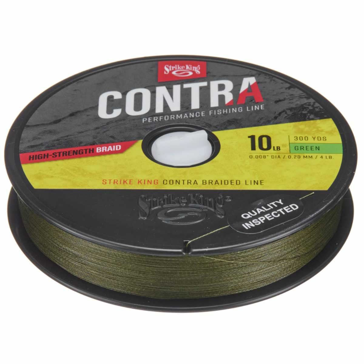 Strike King Contra Braided Fishing Line in Green