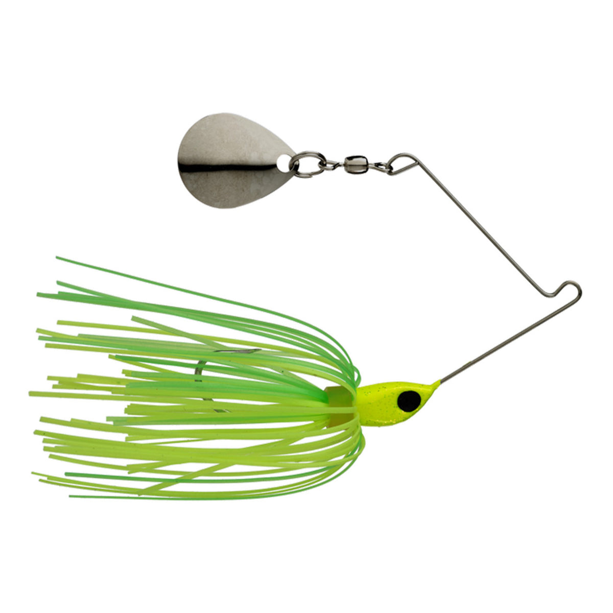 Strike King 1/16 oz. Micro-King Spinnerbait Image in Chartreuse Head Chartreuse Lime Skirt