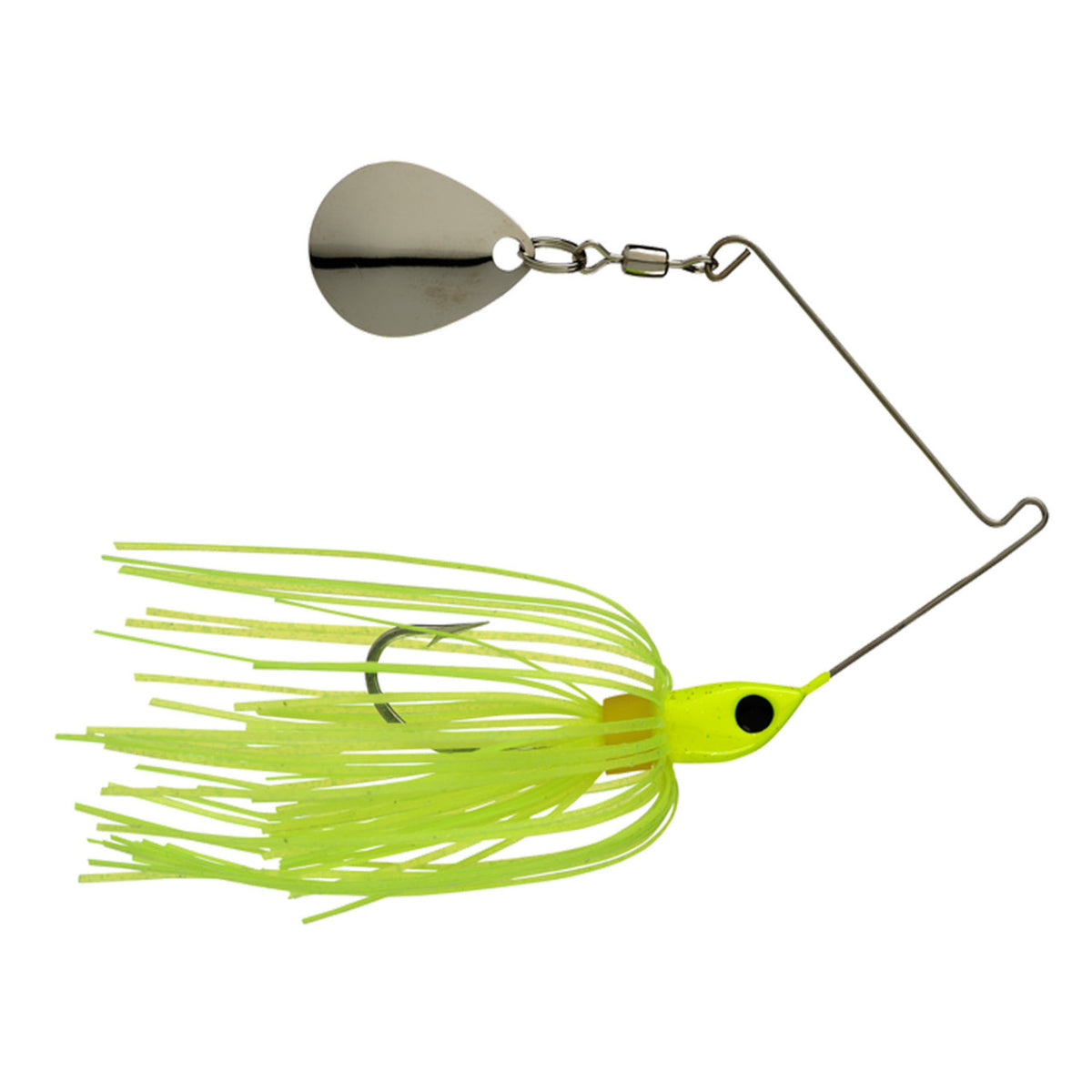 Strike King 1/16 oz. Micro-King Spinnerbait Image in Chartreuse