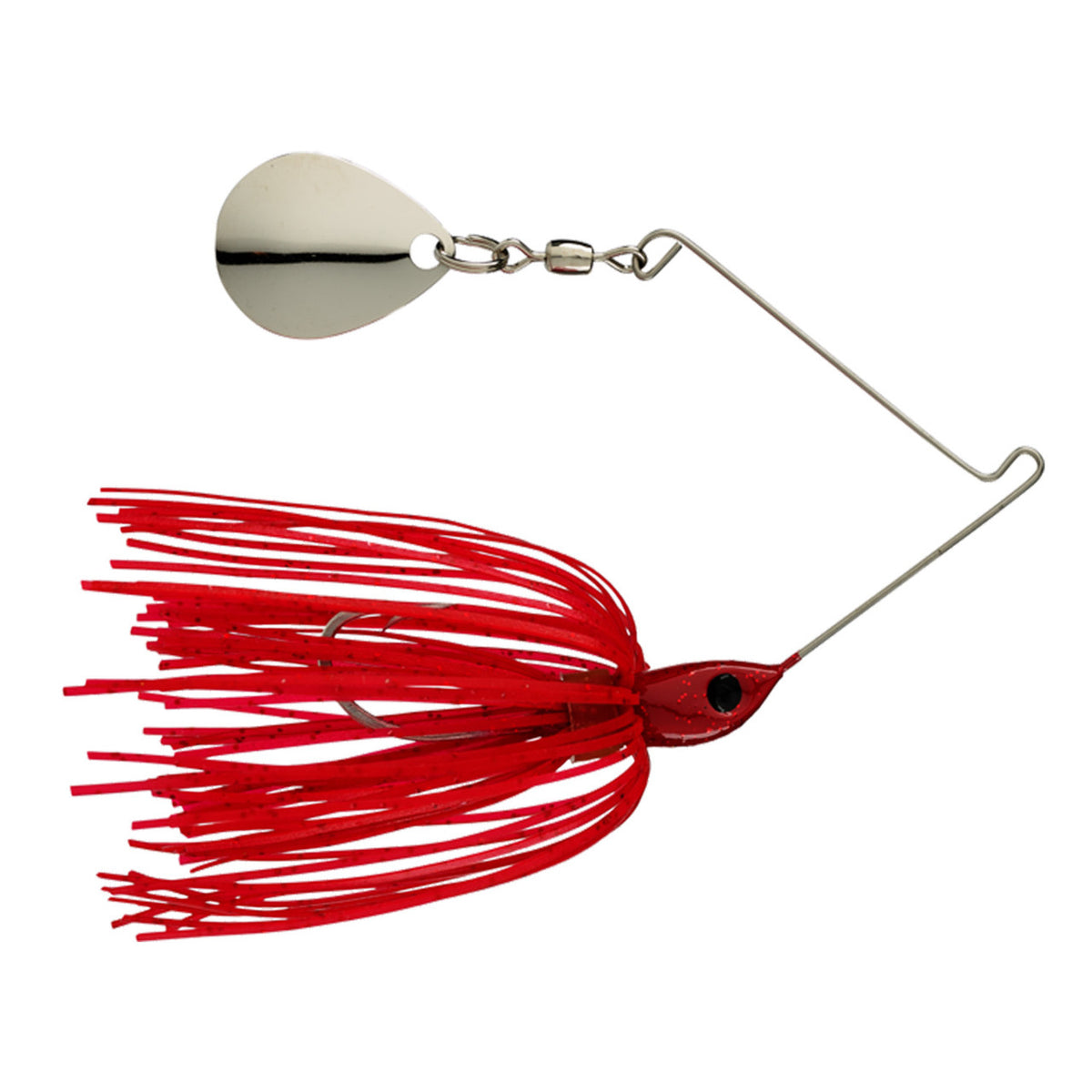 Strike King 1/16 oz. Micro-King Spinnerbait Image in Red Head Red Skirt