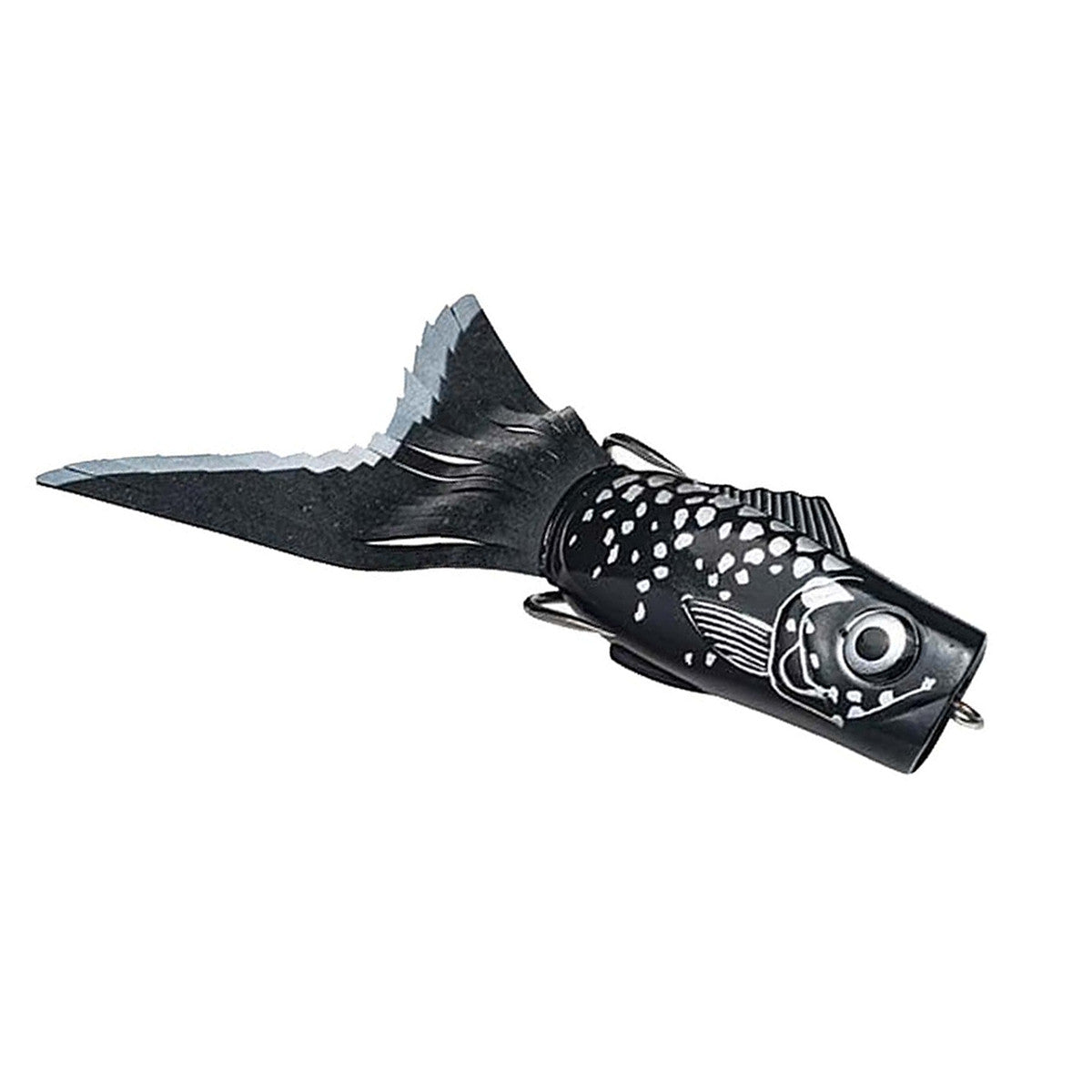 Strike King 5 1/4" KVD Popping Perch - Black Shadow White Shadow