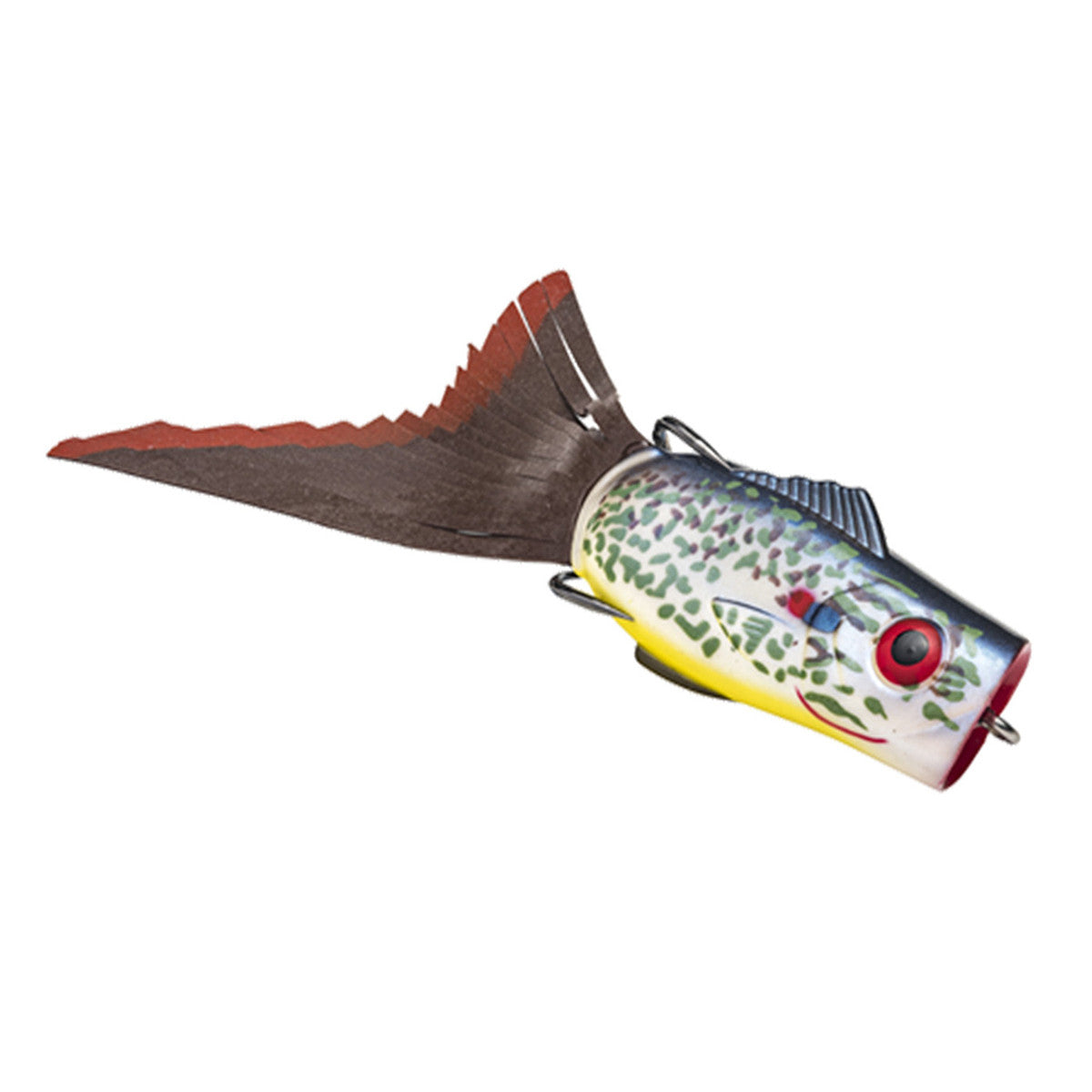 Strike King 5 1/4" KVD Popping Perch - Natural Blue White Shadow