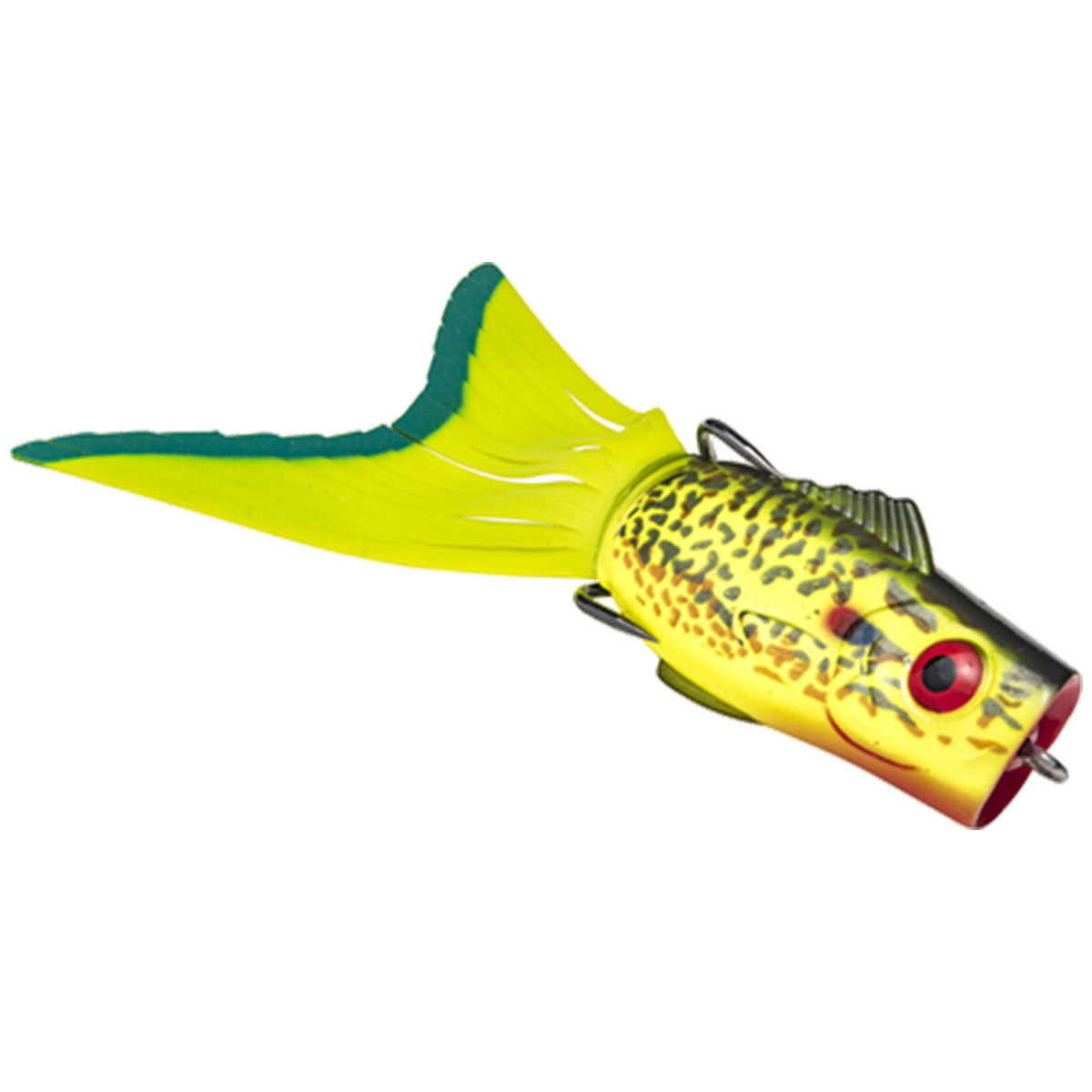 Strike King 5 1/4" KVD Popping Perch - Natural Chartreuse White Shadow