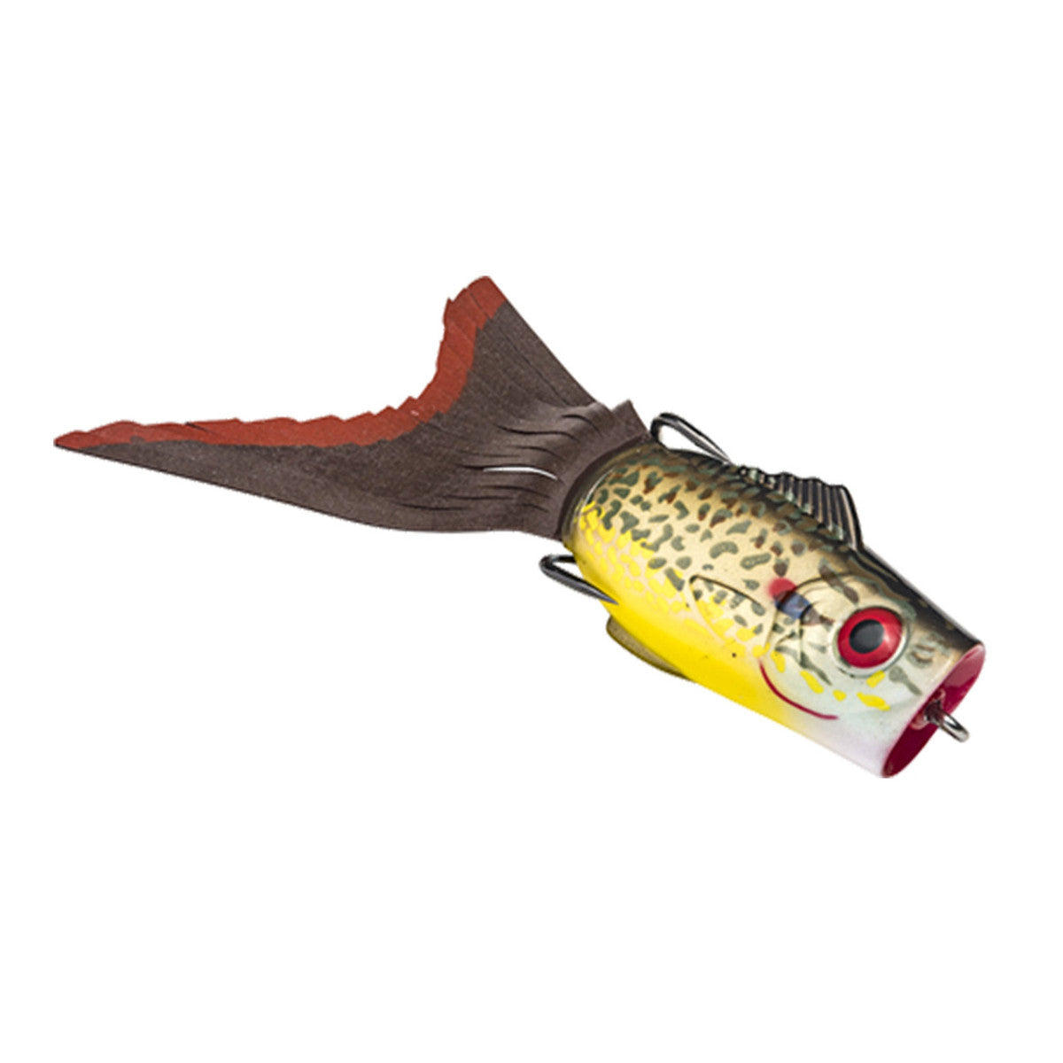 Strike King 5 1/4" KVD Popping Perch - Natural Gold White Shadow