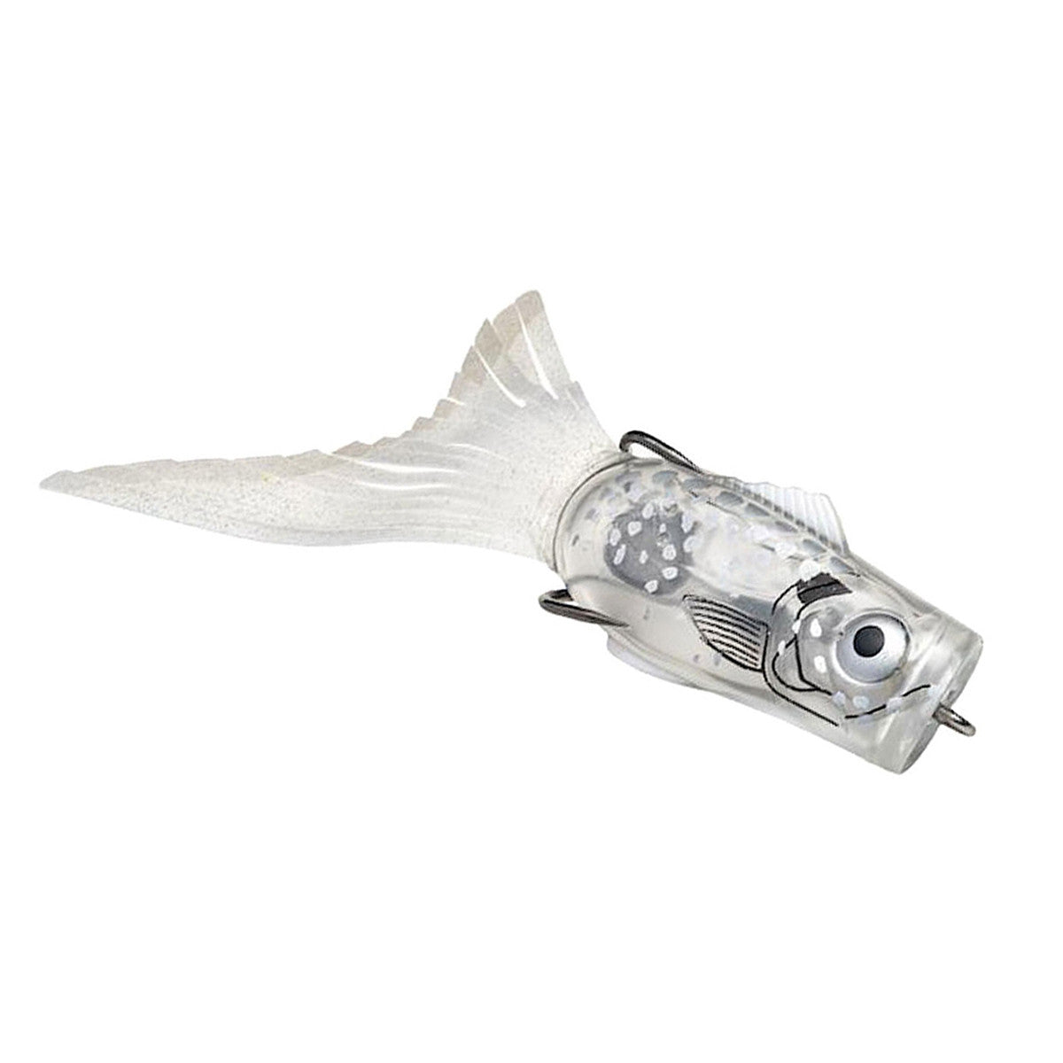 Strike King 5 1/4" KVD Popping Perch - Shad Spawn White Shadow