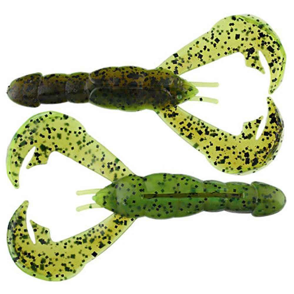 Strike King 4" Rage Craw 7 Pack - Summer Craw Variation Delta Red