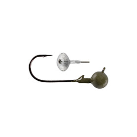 Strike King Tour Grade Football Head Jig Image in Green Pumpkin