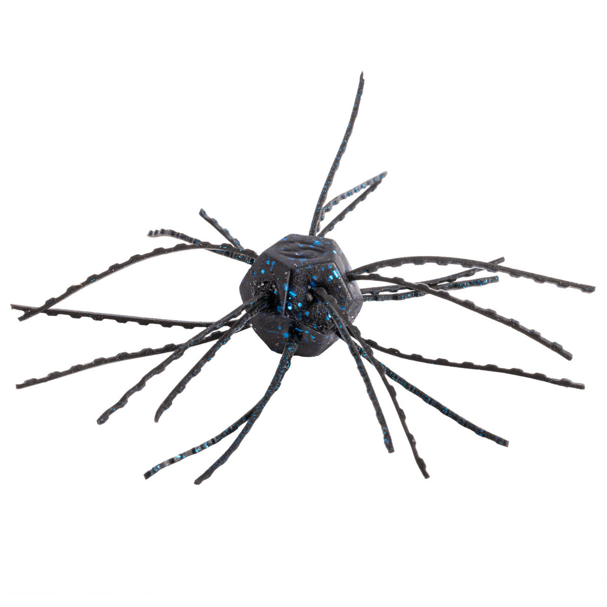 Strike King Tumbleweed Floating Soft Bait, 4 Pack black blue flake image