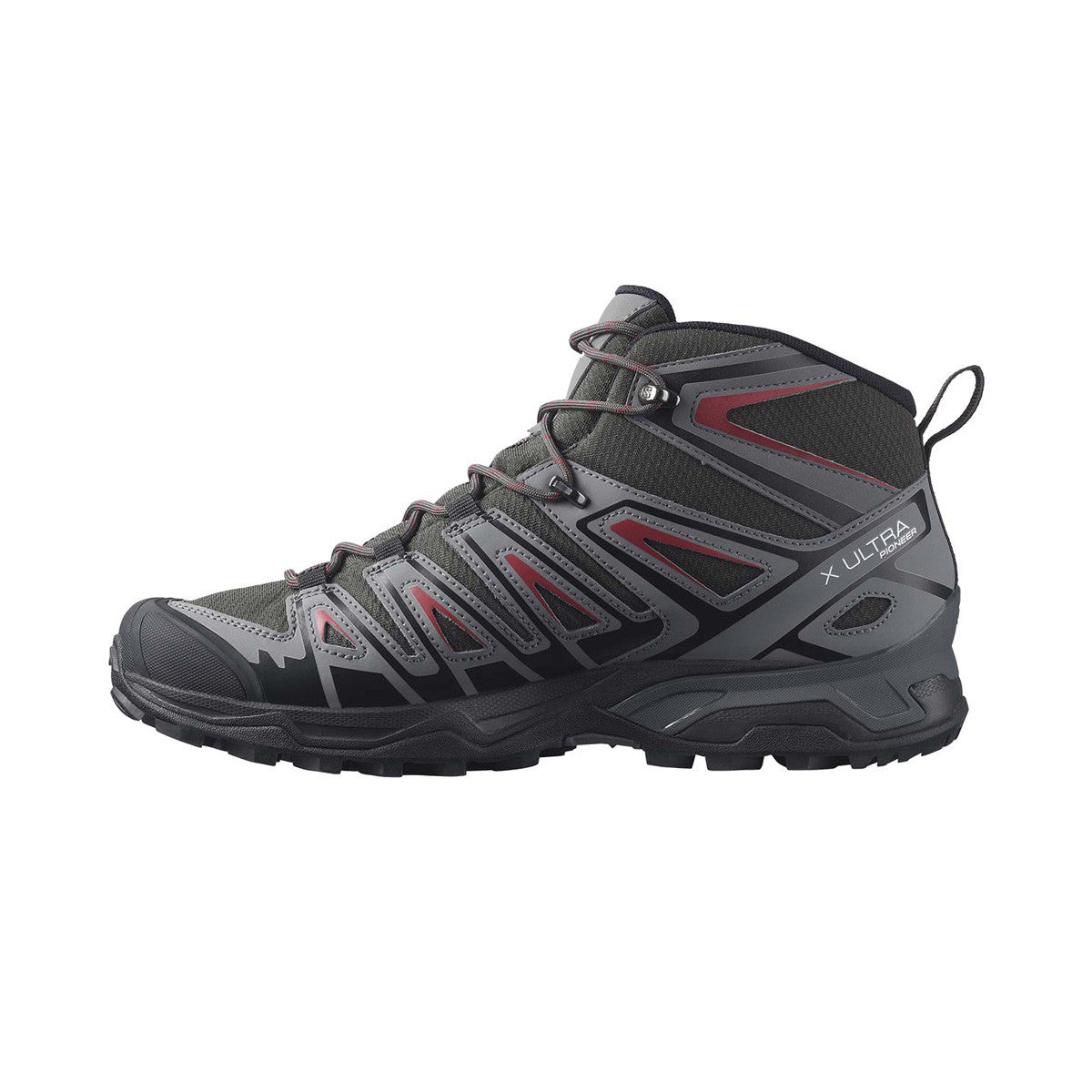 Salomon Ultra Pioneer Waterproof Hiking Boots - Black-Magnet