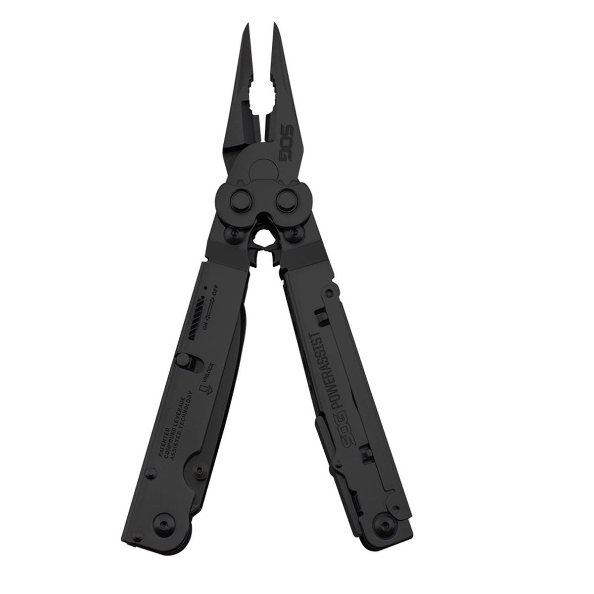 Front image of the SOG Power Assist Multi Tool.