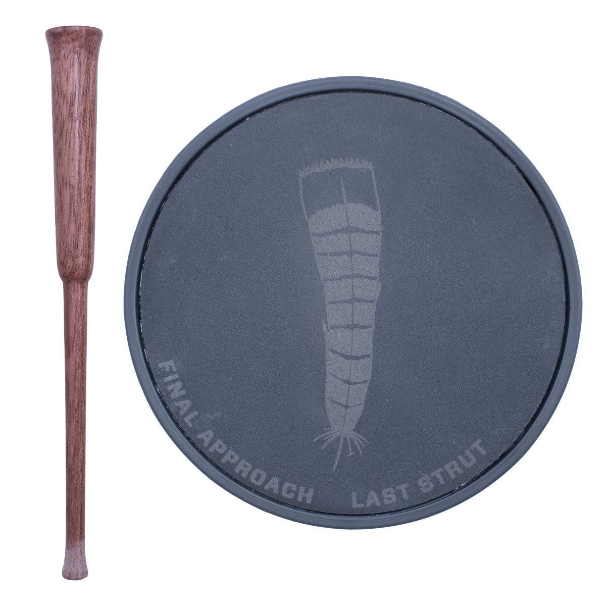 Last Strut Slate Pot Call with Purple Heart Striker