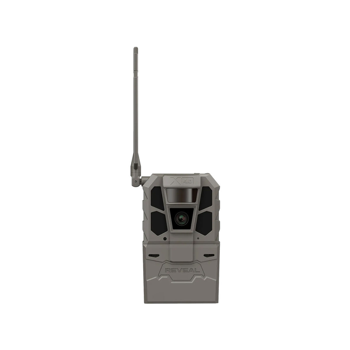 Front image of the Tactacam Reveal X 4.0 Camera.