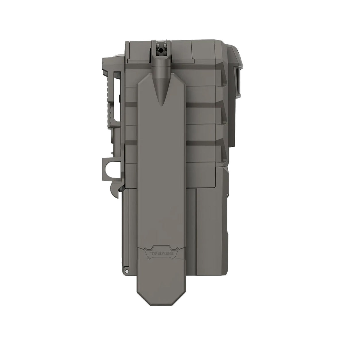 Side image of the Tactacam Reveal X 4.0 Camera.