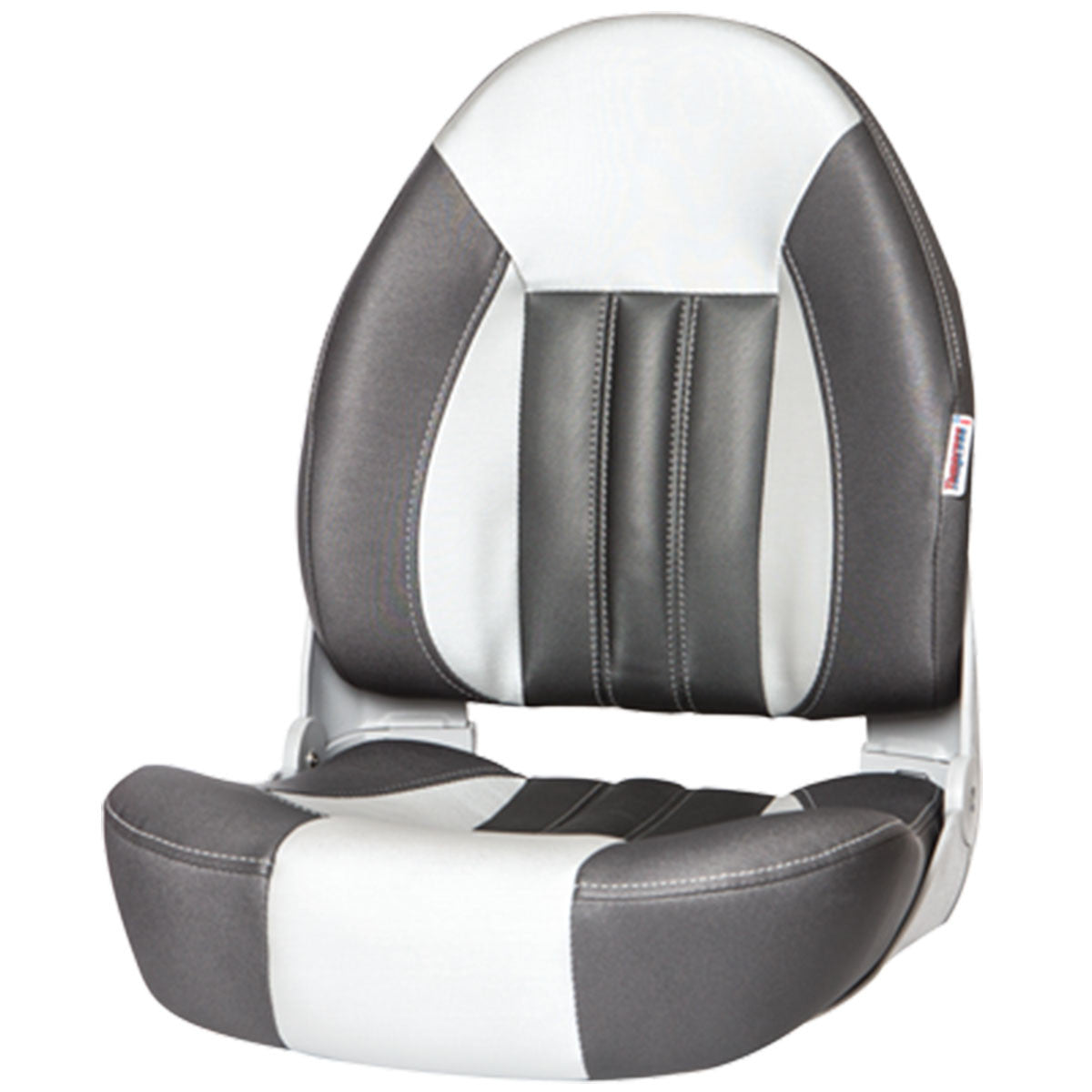 Probax High-Back Orthopedic Boat Seat Image in Charcoal/Gray/Carbon