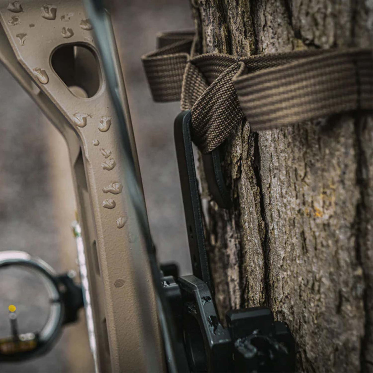 Tethrd Quick Draw Bow Hook In Use Image