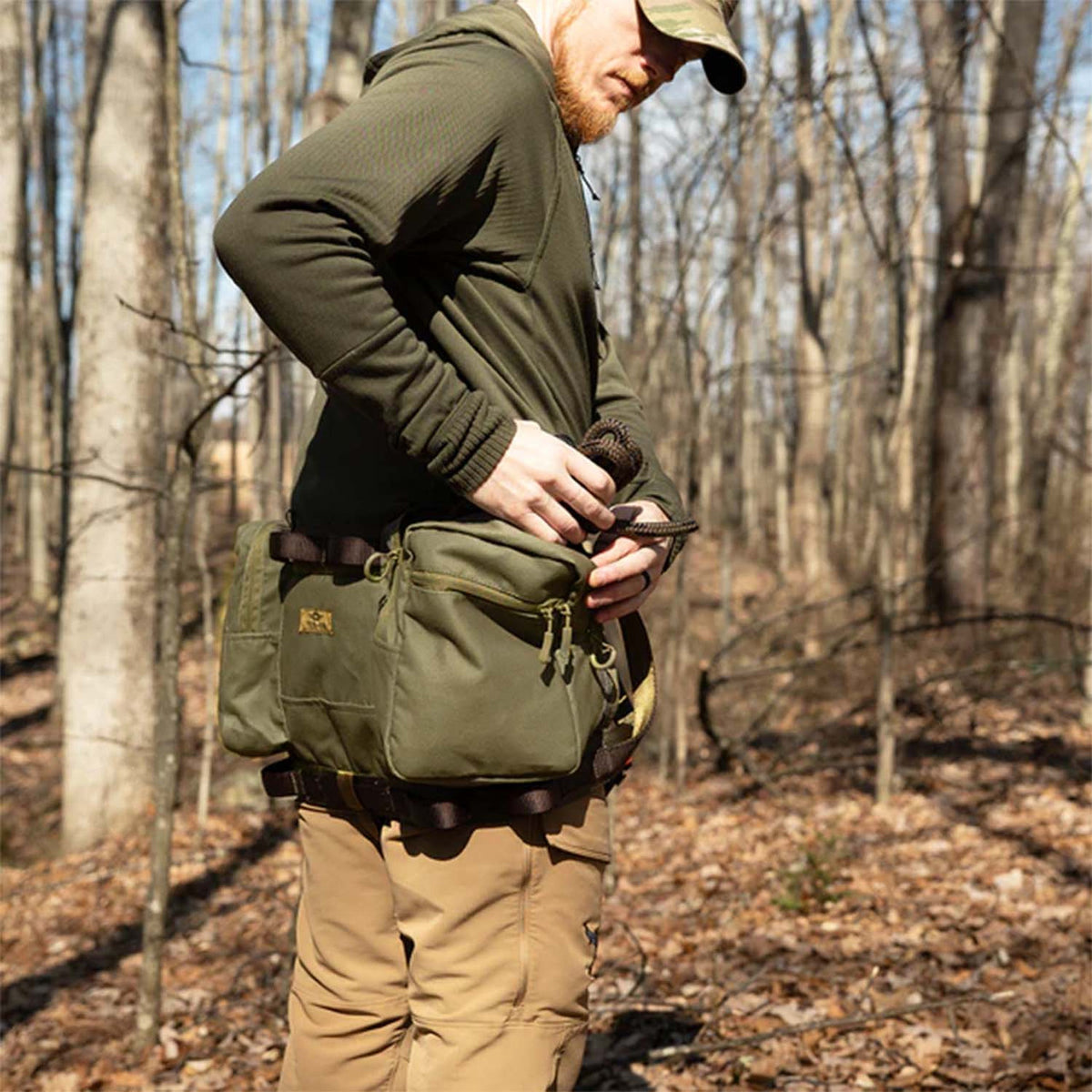 Tethrd Workhorse Tree Saddle Kit, XL/Timber Lifestyle Image