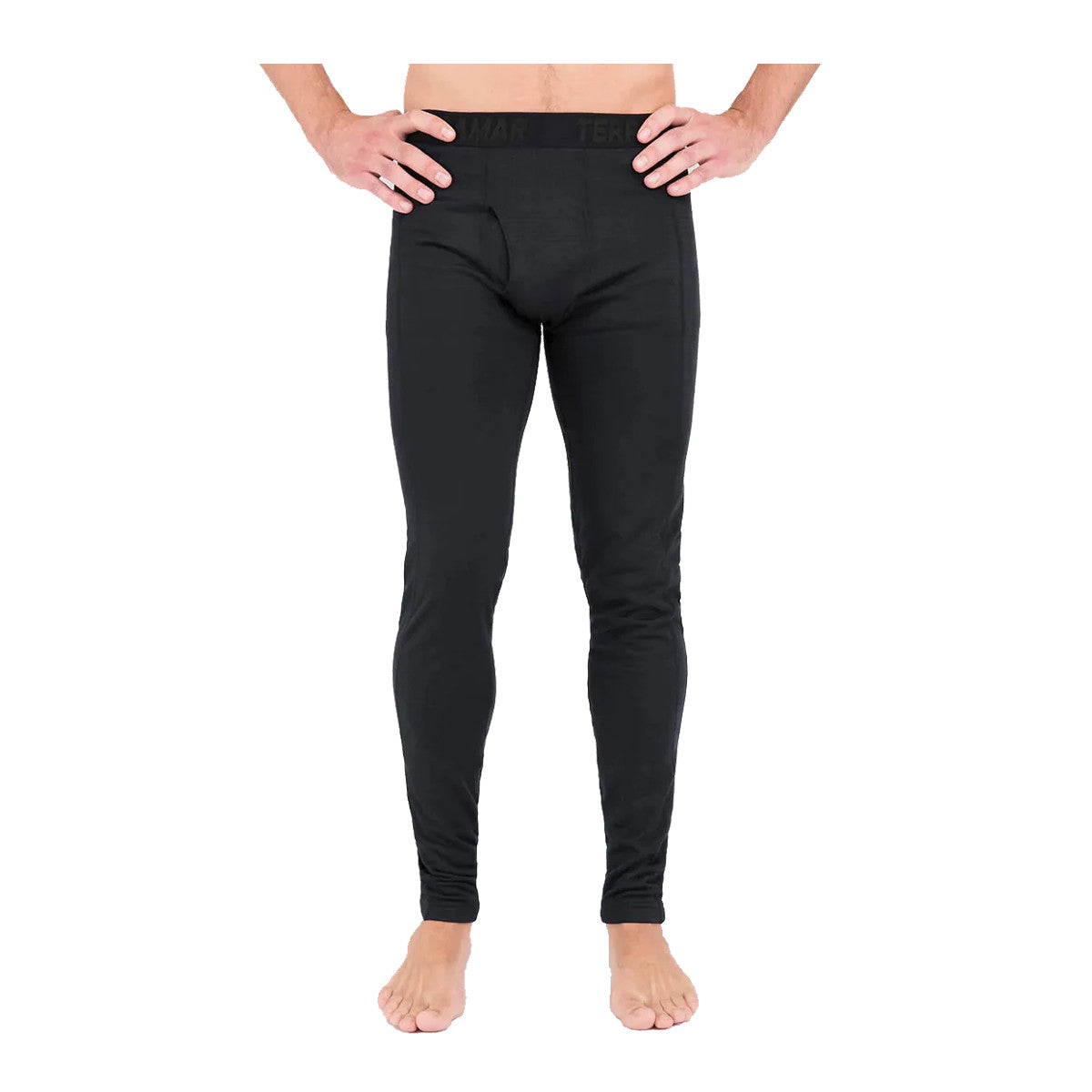Terramar Sports Ecolator Performance Black Thermal Pants Front Image