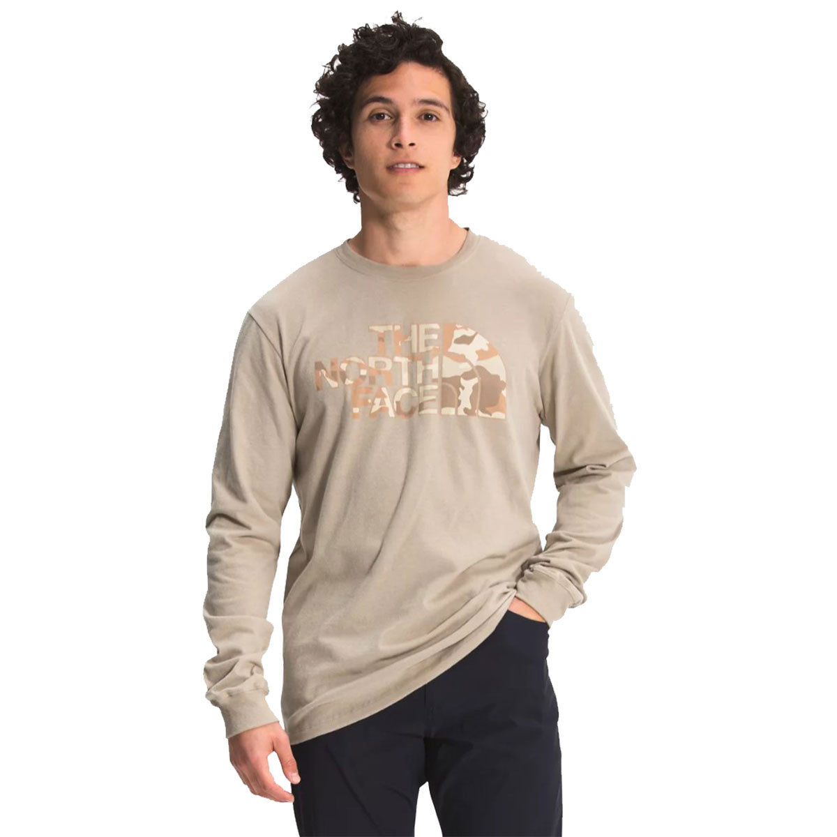Flax-Kelp Tan Brushwood Camo Print