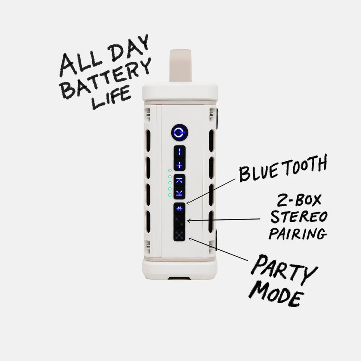 Features Image of the Turtlebox Ranger Bluetooth Speaker.
