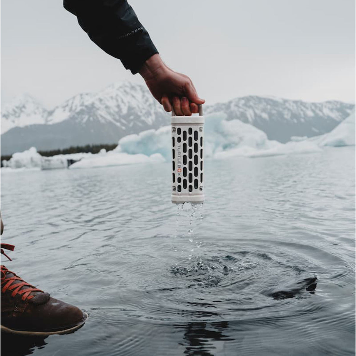 Waterproof Image of the Turtlebox Ranger Bluetooth Speaker.