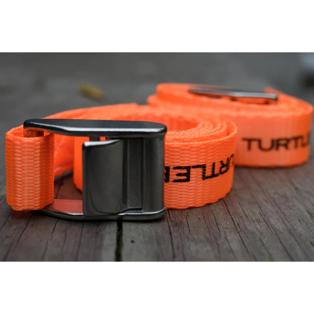 Turtlebox Tie-Down Straps Detailed Image in Blaze Orange