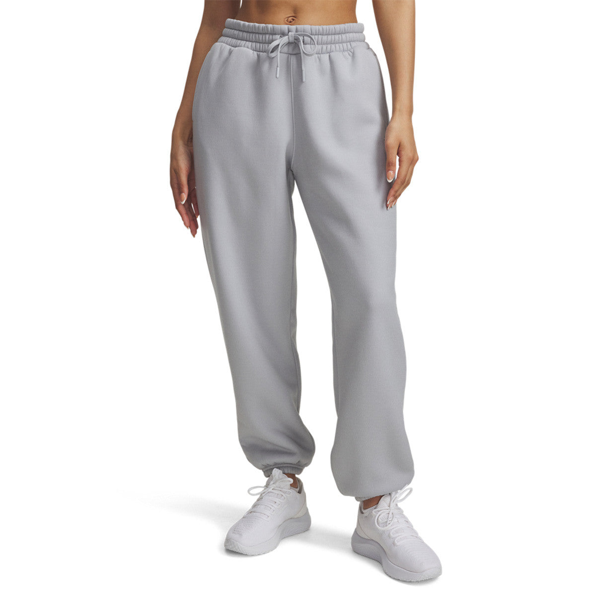  Under Armour Women's Armour Fleece Relaxed Joggers image in Mod Gray Full Heather