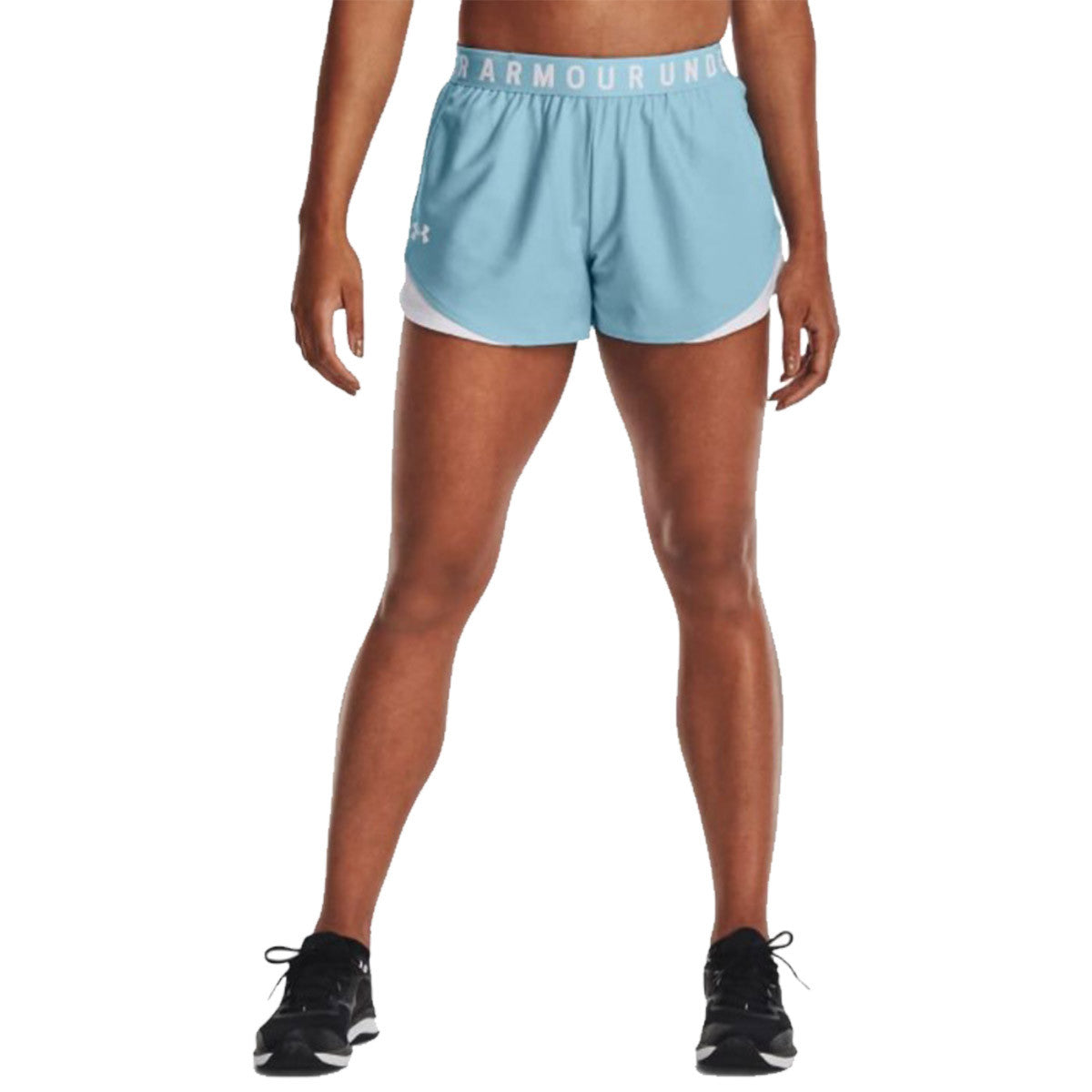 Under Armour Women's Play Up Shorts 3.0 - Opal Blue White