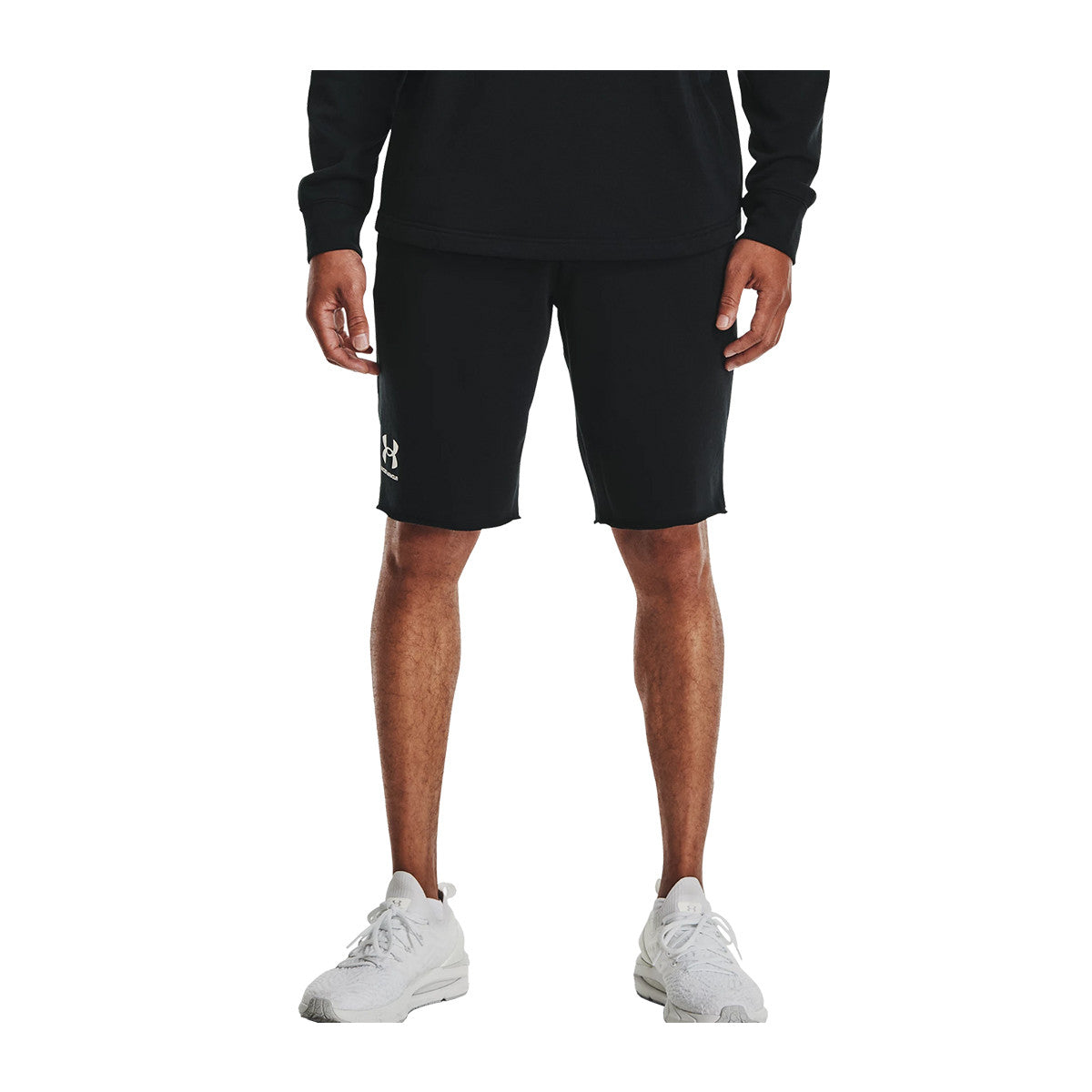 Under Armour Rival Terry Shorts - Black-Onyx