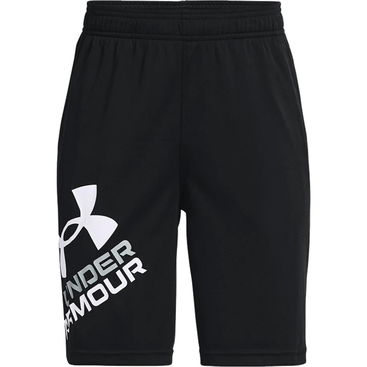Under Armour Boy's Prototype 2.0 Logo Shorts - Black White