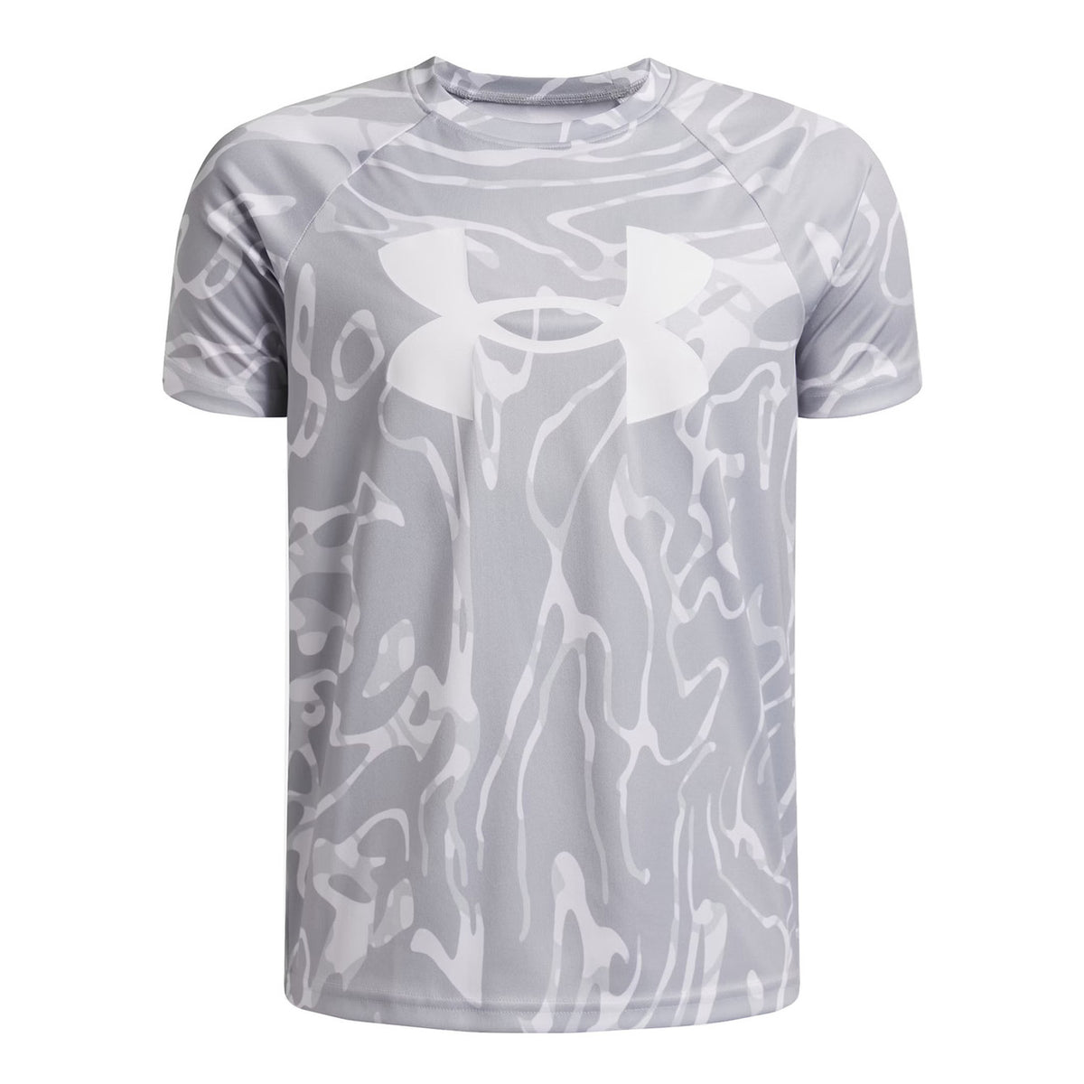 Under Armour Boys' Tech Big Logo Printed Short-Sleeve T-Shirt Front Image
